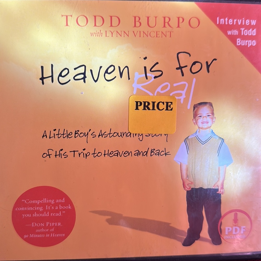 AUDIO BOOK Heaven if for real plus PDF by Todd Burpo including interview - Picture 2 of 16